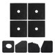 thumbnail image 5 of FELTECHELECTR 4 láminas protectoras universales de PTFE para hornos de alta resistencia y placas de gas (negras), 5 of 6