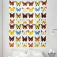 thumbnail image 1 of Animals Tapestry, Assortment of Detailed Butterflies in Various Shapes Vibrant Colored Creatures, Fabric Wall Hanging Decor for Bedroom Living Room Dorm, 5 Sizes, Multicolor, by Ambesonne, 1 of 1