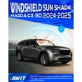 thumbnail image 2 of KY Car Windshield Sun Shade Compatible with Hyundai Tucson 2022-2025 Accessories, Foldable Window Sunshade Block UV Rays and Sun Heat, 2 of 7