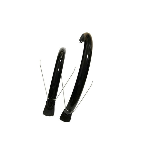 Juego de guardabarros para bicicleta de montaña, accesorios para guardabarros de bicicleta, ligero y sencillo. Negro