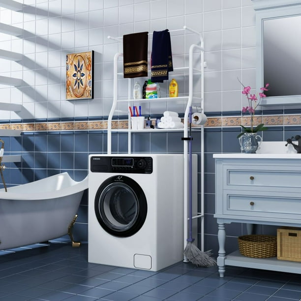 3 Tire Space Saver Storage Rack Over Washing Machine Rack Laundry Toilet Bathroom,Space Saver