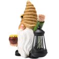 thumbnail image 4 of Farol LED de resina Solar Garden Gnome WONDHOME de 12,3 pulgadas, 4 of 7