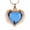Rose/Blue, variant on Personalized Engrave Crystal Heart Cremation Jewelry for Ashes Holder Urn Necklace for Ashes of Loved One