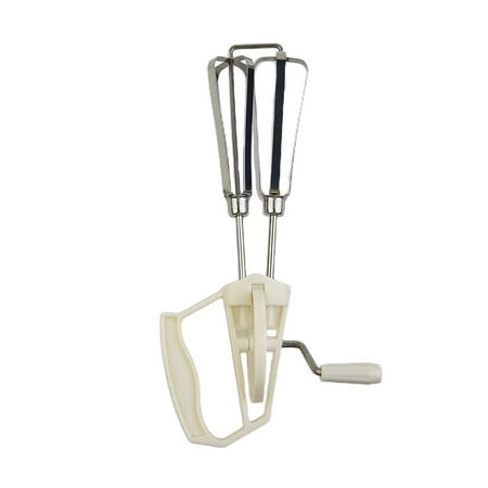 

Rotary Manual Hand Whisk Egg Beater Stainless Steel Mixer Kitchen Tool