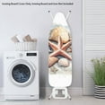 thumbnail image 3 of HELLHERO Starfish Ironing Board Cover, 15x54 Inch Ironing Board Cover Protector Standard Size, Heat-Resistant Iron Board Cover, Easy Installation, 3 of 5