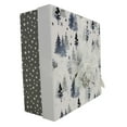 thumbnail image 1 of Wrap In A Hurry Ready to Gift Boîte carrée élégante avec ruban, Blue Forest, 1 Pièce, 1 of 7