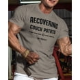 thumbnail image 2 of Gymish Recovering Couch Potato Men’s Workout T-Shirt – Funny Gym Shirt, Athletic Lifting Tee for Men, 2 of 3