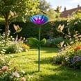 thumbnail image 5 of POLISE Spaces Vibrant Flower Metal Bird Feeder Garden Stake Weatherproof Decorative Feeding Station in 3 Color Options for Outdoor Yard Lawn Or Patio Use, 5 of 8
