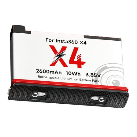 360 X4 Battery(1 Packs) for Insta360 X4 Camera-2600mAh