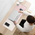 thumbnail image 3 of Elevate Your Workspace: Large Pink Desk Mat,31.5x11.8 inches Ergonomic Mousepad for Office or Home Computer Desk - Stay Positive, Stay Organized!, 3 of 7