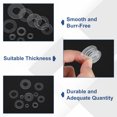 thumbnail image 4 of 150Pcs Arandelas Planas M6 Transparentes 6mm ID 12mm OD 1mm Grosor, 4 of 6