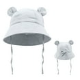 thumbnail image 1 of WUXIAN Kids Fisherman Hat Solid Color Adjustable Design Cute Cap For Summer Outings Vacations Sun Hat, 1 of 2