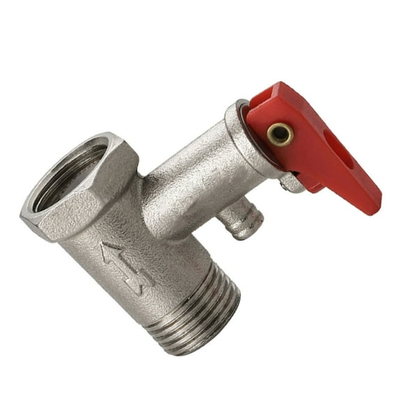 Brass Water Heater Safety Valves 1/2inch Brass Pressure Relief Valves for Home