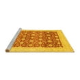 thumbnail image 2 of Ahgly Company Machine Washable Indoor Rectangle Oriental Yellow Modern Area Rugs, 3' x 5', 2 of 4