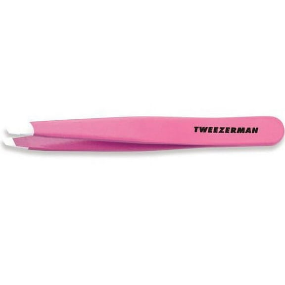 Pink - #1230-NPP , Tweezerman Professional Slant Tweezer , Hair Scalp Head - Pack of 1 w/ SLEEKSHOP Teasing Comb