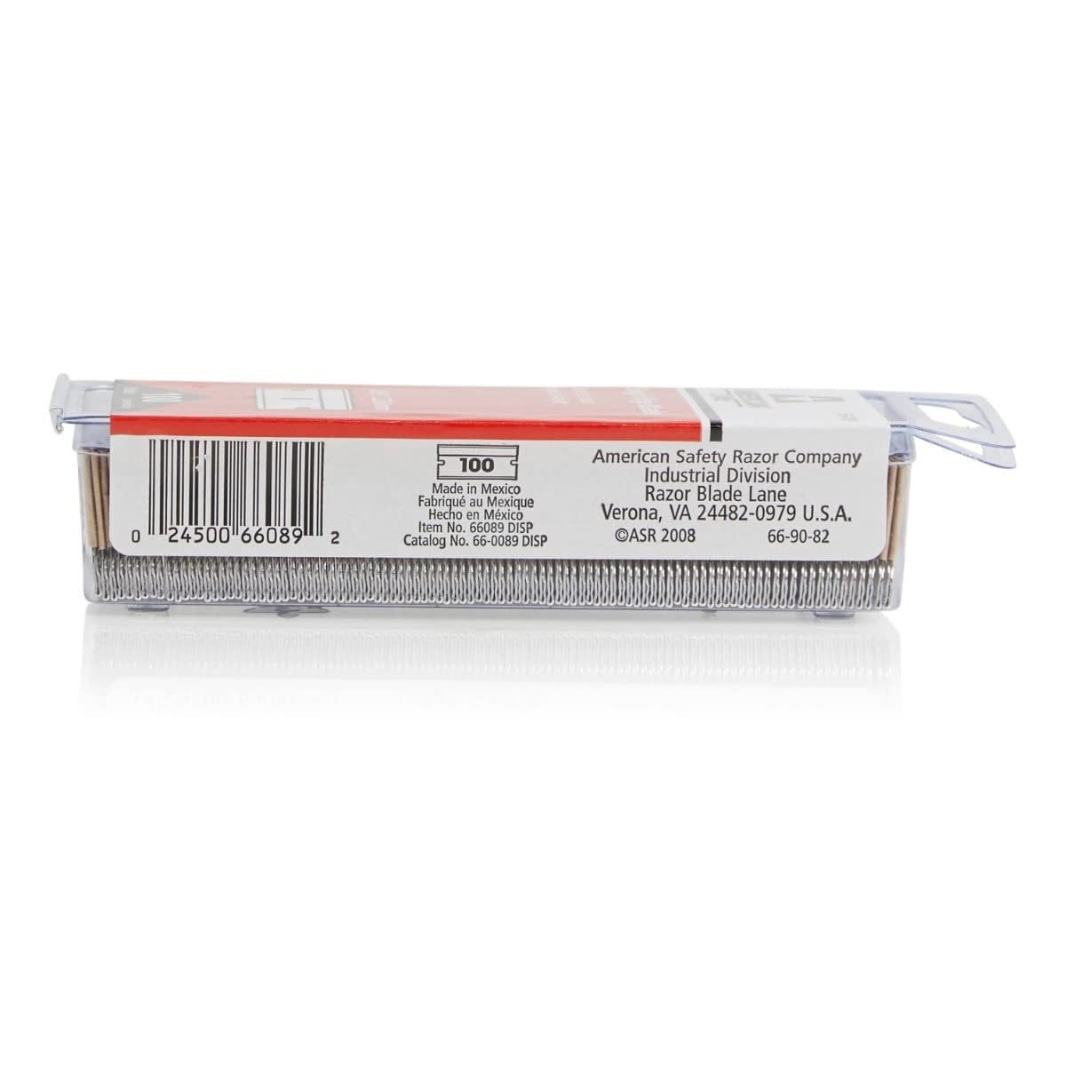 American Line Single Edge Razor Blades: Carbon Steel, 100pc