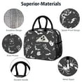 thumbnail image 4 of Lunch Bag Lunch Box for Women Reusable Insulated Lunch Bags,Water-Resistant Gothic Cooler Lunch Tote Bag, Large Capacity for Work Travel Picnic, 4 of 6