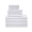 White, variant on Gracie Mills 12-Piece 100% Cotton Quick Dry Towel Set GRACE-12491 Lightweight Soft