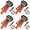 4 Pcs, variant on Helmet Quick Release Buckle Replacement Kit, Helmet Chin Strap Clip Compatible with Full Face, 3/4, Half Helmet. Motorcycle Helmet Chin Strap Adapter and Accessories