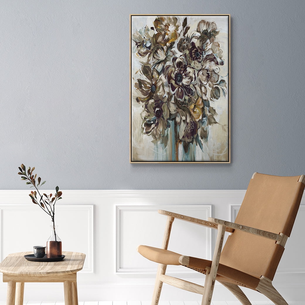 Wild At Heart VI Framed Premium Gallery Wrapped Canvas - Ready to Hang - 25 x 37 - Natural Wood Floating Frame