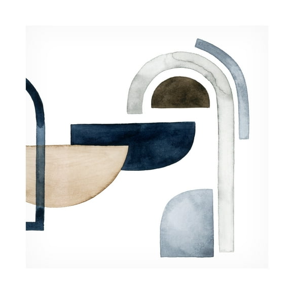 Grace Popp 'Moving Pieces V' Canvas Art