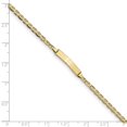 thumbnail image 3 of 10K Yellow Gold bracelet ID Anchor 7 in 4.01 mm 2.83, 3 of 3