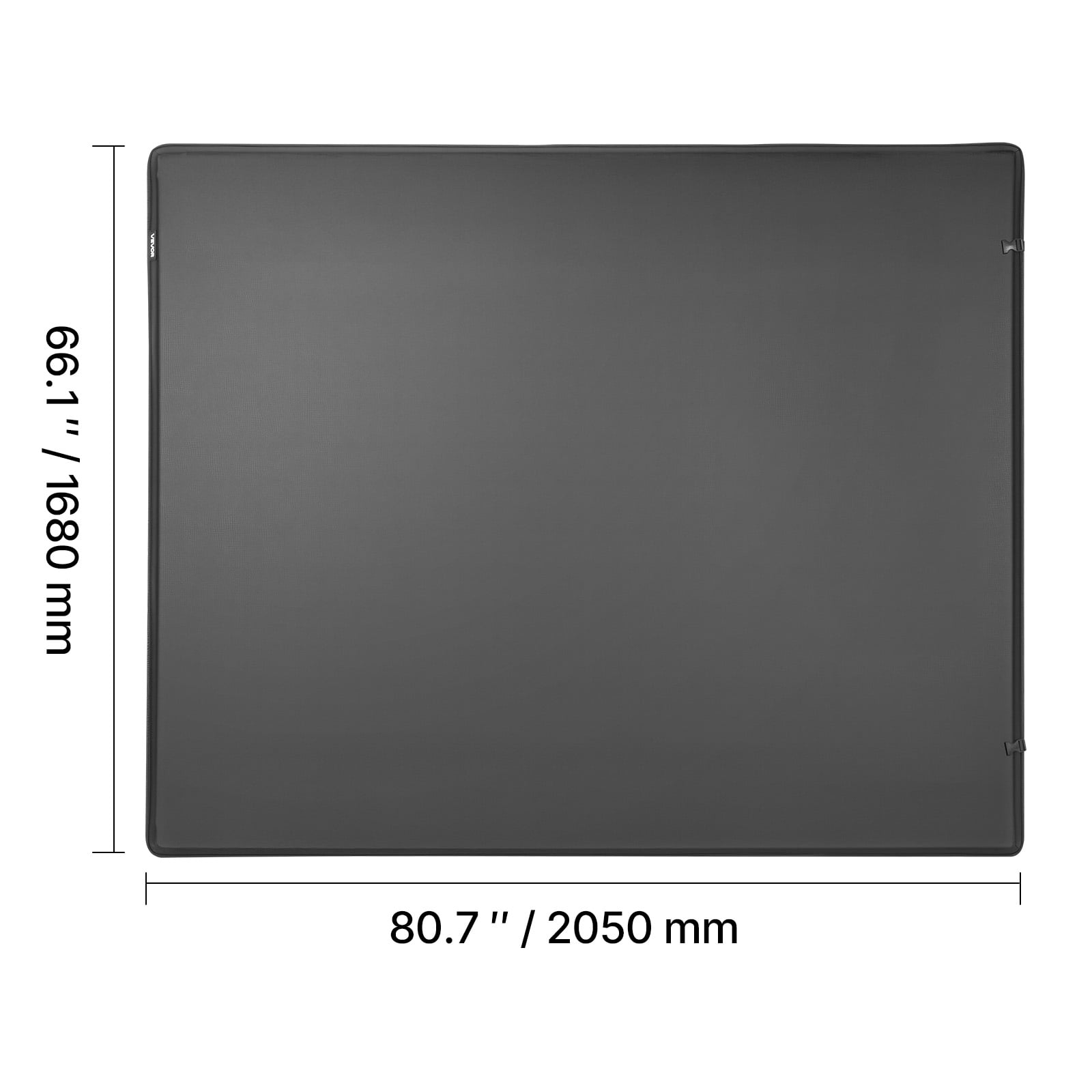 VEVOR Soft Roll-Up Truck Bed Tonneau Cover,
