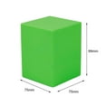 thumbnail image 4 of Caja de cartas coleccionables premium, resistente, para exhibir y coleccionar, con capacidad para 100 álbumes. Verde, 4 of 9