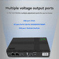 thumbnail image 4 of DC UPS Uninterrupted Power Supply 10400MAH Standby Power Supply 5V 9V 12V 15V 24V Support POE for Wireless Router (US), 4 of 7