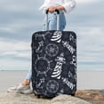 thumbnail image 4 of Uemuo Anchor and Lighthouse Printed Washable Luggage Cover - Fashion Suitcase Protector Fits 18-32 Inch Luggage -, 4 of 9