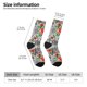thumbnail image 2 of Fotbe Roses Mixed Zebra 1 Calcetas Largas con Estampado para Hombre y Mujer – Calcetas de Compresión Transpirables y Elásticas, Viajar y Uso Diario Talla 5-11, 2 of 6
