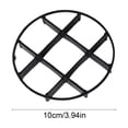 thumbnail image 3 of Plant Pot Elevation Supports, 10-Pack Ventilation Tray Feet for Round Flower Pots, Black Rigid Plastic Base Brackets, Prevent Standing Water, 3 of 6