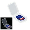 thumbnail image 2 of XISAOK Clear Standard SD SDHC Memory Card Case Storage Holder Box 10PCS/Set, 2 of 4
