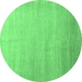 thumbnail image 1 of Ahgly Company Indoor Round Abstract Emerald Green Contemporary Area Rugs, 5' Round, 1 of 4