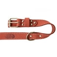 thumbnail image 6 of Euro-Dog 691054770379 6 ft. Luxury Soft Leather Lead, Bark Brown - Small, 6 of 9