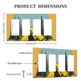 thumbnail image 3 of camp wild Switch Cover Decorative Wall Plate / 4-Gang 4-Decor / Standard Size 4.5x8 in, 3 of 5