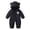 Black, variant on Faraee Unisex Toddler Quilted Padded Winter Romper Baby Bear Embroidery Hooded Ear Zip Up One Piece Jumpsuit Warm Infant Outer Snowsuit for Boys Girls Cold Season Wear