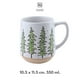 thumbnail image 4 of Taza de Cerámica con Figuras de Pinos y Base Café 550 ml Ideen, 4 of 4