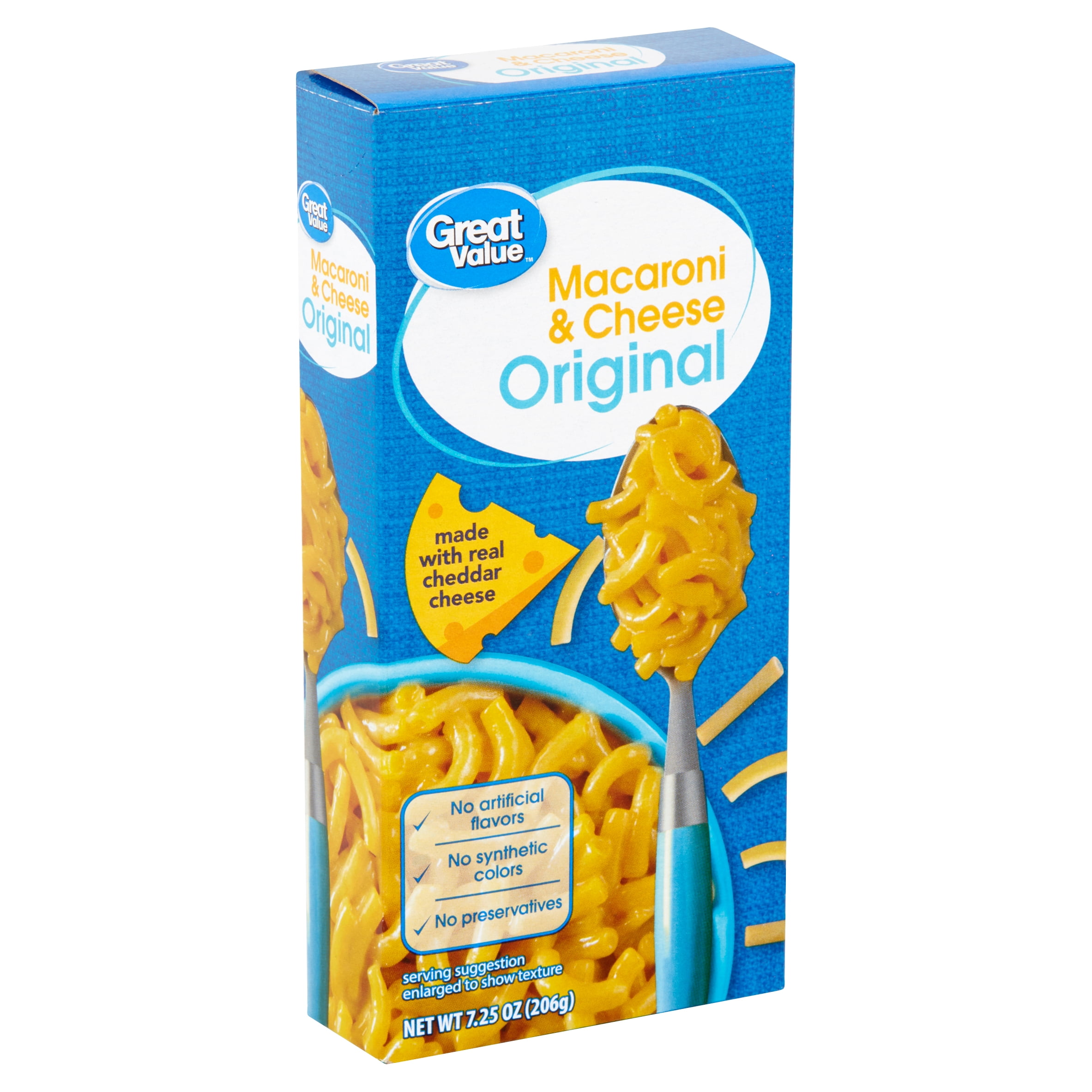 Walmart Great Value Original Macaroni & Cheese, 7.25 oz
