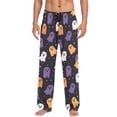 thumbnail image 7 of FORMRS Mens Pajama Pants with Pockets Sleepwear Lounge Bottoms Sizes S-2XL, Orange Halloween Ghosts, 7 of 7