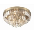 thumbnail image 6 of HAY-1403-AG Crystorama Lighting Hayes - 8 Light Flush Mount-8 Inches Tall and 18 Inches Wide-Aged Brass Finish, 6 of 11
