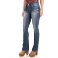 thumbnail image 1 of WallFlower Women's Legendary Bootcut Mid-Rise Insta Stretch Juniors Jeans (Standard and Plus), 1 of 6