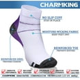 thumbnail image 4 of Bas de Compression pour Femmes et Hommes Circulation (3/6/7 Paires) 15-20 mmHg Est Idéal pour la Course Athlétique et le Cyclisme, 4 of 7