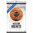 thumbnail image 3 of NBA Houston Rockets - Drip Basketball 21 Wall Poster with Wooden Magnetic Frame, 22.375" x 34", 3 of 3