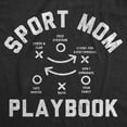 thumbnail image 2 of Womens Funny T Shirts Sport Mom Playbook Sarcastic Graphic Novelty Tee for Ladies Womens Graphic Tees, 2 of 9
