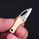 thumbnail image 5 of Mini cuchillo plegable con mango de latón, hoja de acero inoxidable, Mini cuchillo de bolsillo magnético, llavero para exteriores, cuchillo colgante, 5 of 12
