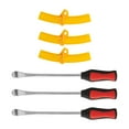 thumbnail image 4 of koolsoo 3Pcs Tire Spoon Lever Bicycle Tire Lever Tire Repair Tool Portable Professional Motorcycle Tire Changing Tools Bike Tire Tool Yellow, 4 of 9