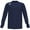 Navy, variant on New Balance Youth Tech Long Sleeve Baseball T-Shirt Black XL