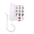 thumbnail image 2 of Big Button Phone for Elderly Seniors, Home Land Line Phone One Key for Help Telephone for the Visually Hearing Impaired, 2 of 10