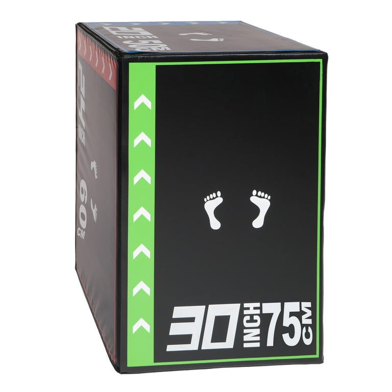 PRISP Foam Plyometric Jump Box 20 24 30 Soft Adjustable Plyo Box Walmart